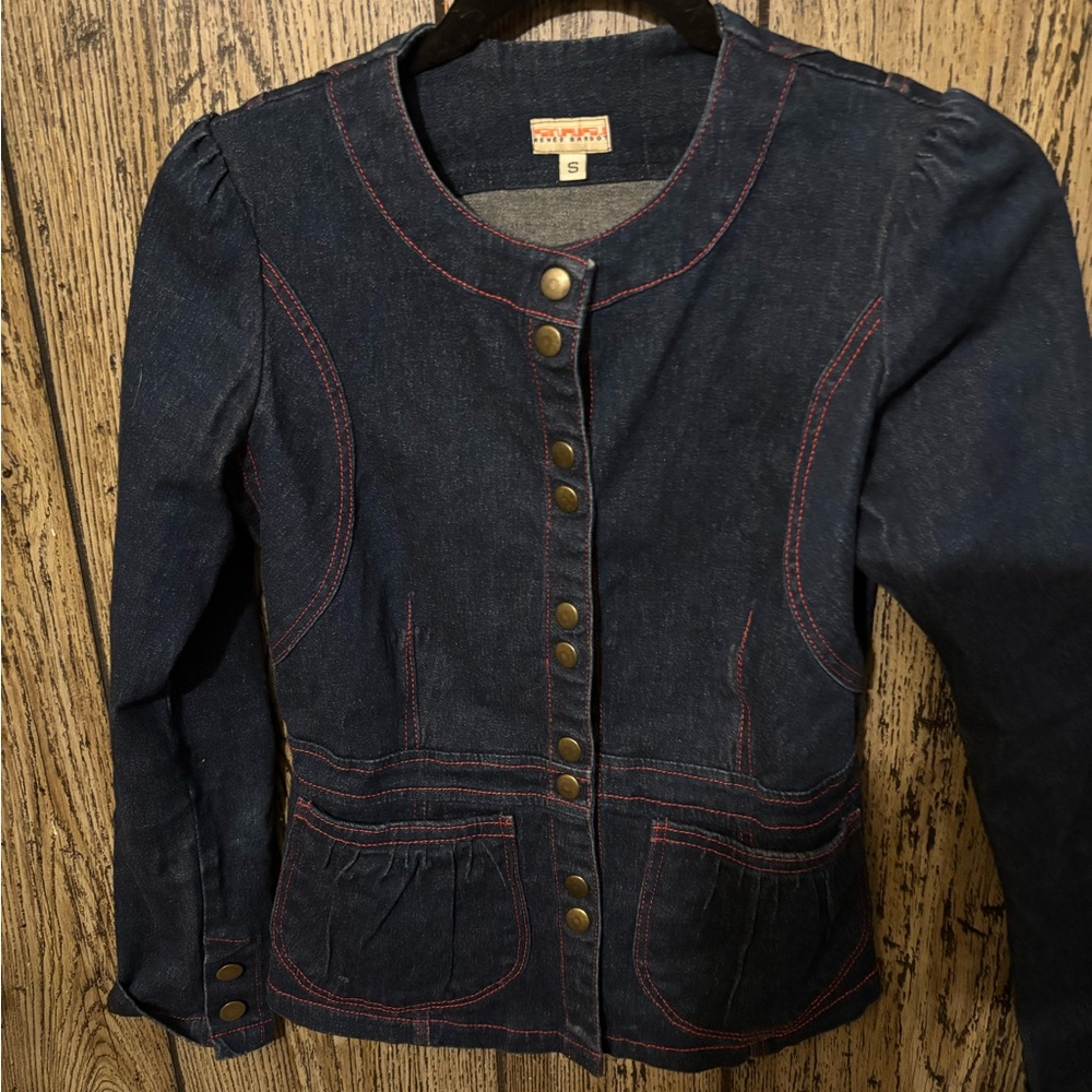 Renee Bardot Y2k Denim Button-Up Jacket